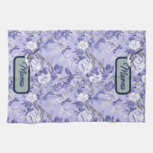 Elegante Chinoiserie Floral Lilac
