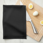 Paño De Cocina Elegante código de escritura gris color negro plat<br><div class="desc">Moderna Y Elegante Slate Color Negro Slate Gray Monograma Nombre De La Cocina Toalla</div>