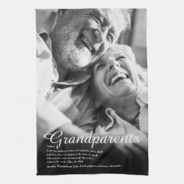 Paño De Cocina Elegante definición de foto de abuelos divertidos