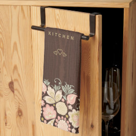 Paño De Cocina Elegante floral rústico vintage campestre