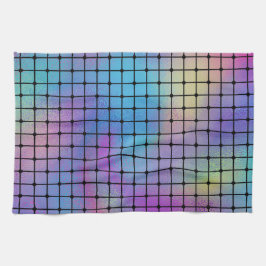 Paño De Cocina Elegante Patrón moderno de mosaicos de colores en 