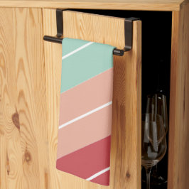 Paño De Cocina Elegante Rayado Retro