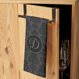 Paño De Cocina Elegante, vintage, victoriano Damask personalizado