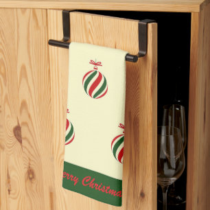 Paño De Cocina Elegante y colorido baile de Navidades de invierno