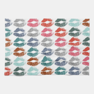 Paño De Cocina Elegantes Labios Coloridos #33