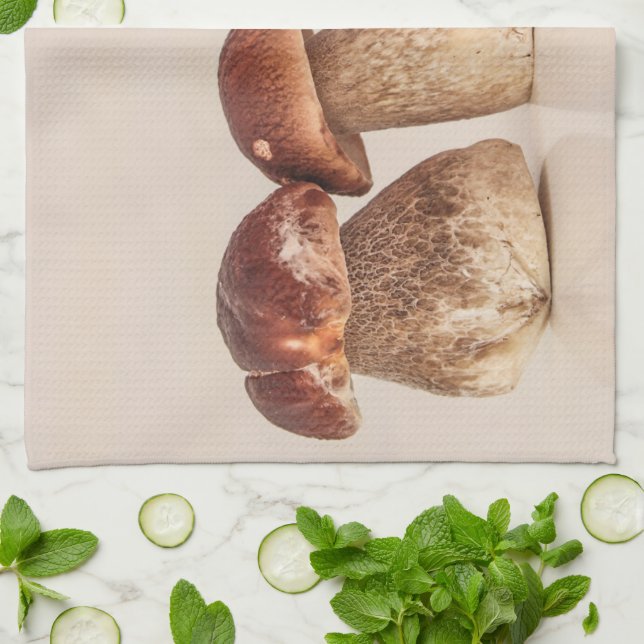 Paño De Cocina Elegantes Pilzdesign Geschirrtuch - Küchendekor (Doblado)