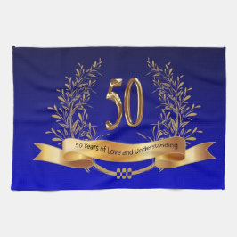 Paño De Cocina Elegantes regalos de 50 años de Boda