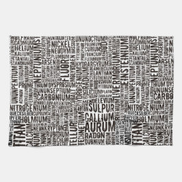 Paño De Cocina Elementos químicos