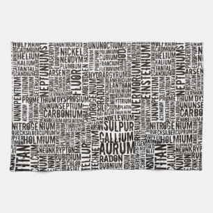 Paño De Cocina Elementos químicos