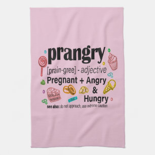 Paño De Cocina Embarazo + Enojo y Hambre = Enojado