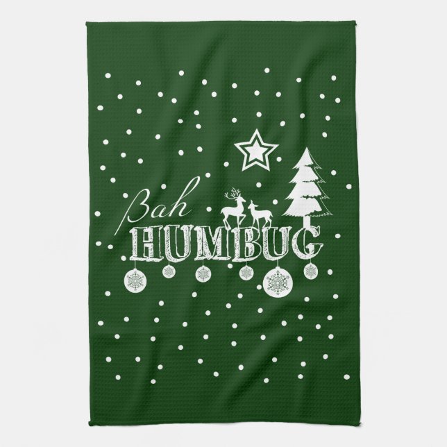Paño De Cocina Embaucamiento de Bah, navidad (Vertical)
