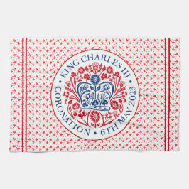 Paño De Cocina Emblema de coronación del rey Carlos III