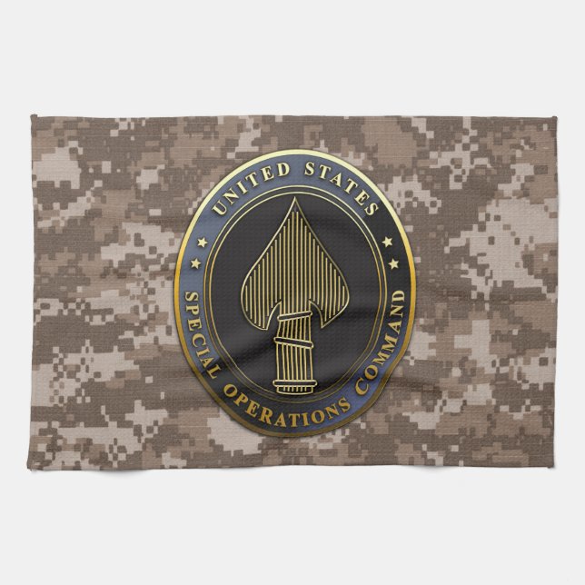 Paño De Cocina Emblema de USSOCOM (Horizontal)