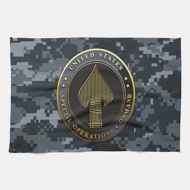 Paño De Cocina Emblema de USSOCOM (Horizontal)