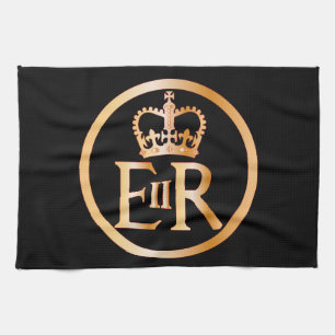 Paño De Cocina Emblema del reinado de Elizabeth
