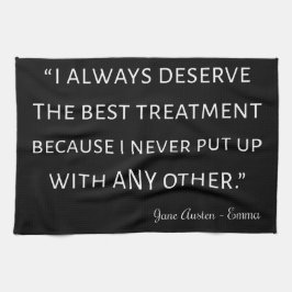 Paño De Cocina Emma De Jane Austen Cita II