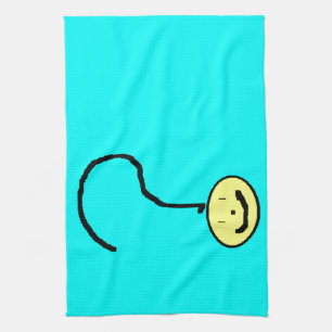 Paño De Cocina Emoji con interrogantes sonrientes felices, arte i