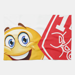 Paño De Cocina emoji de aficionados al deporte