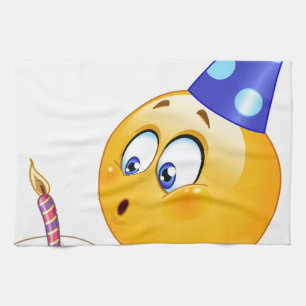 Paño De Cocina emoji de cumpleaños
