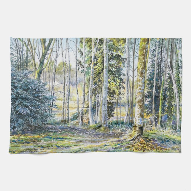 Paño De Cocina ‘En el Borde del Invierno...' - (Horizontal)