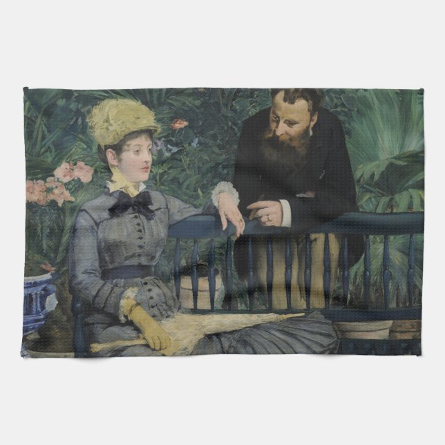 Paño De Cocina En el invernadero de Eduardo Manet (Horizontal)