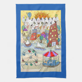 Paño De Cocina En la costa de Jersey