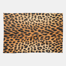 Paño De Cocina Energía de Leopardo Salvaje – Moda Audaz con Estam