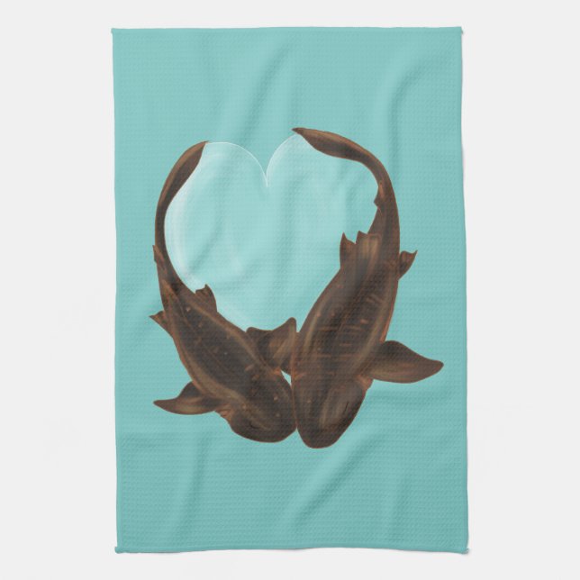Paño De Cocina Enfermera a tiburones (Vertical)
