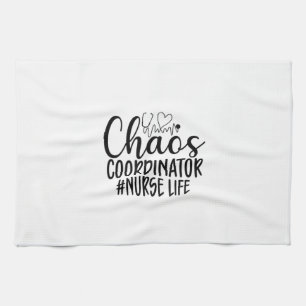 Paño De Cocina Enfermera Gift Chaos Coordinador Enfermera Vida