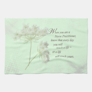 Paño De Cocina Enfermera practicante Touch Lives Wildflower