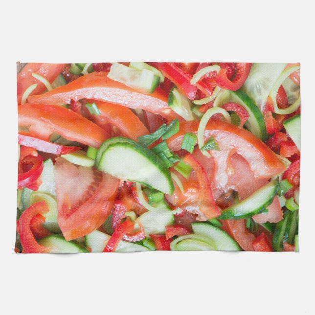 Paño De Cocina Ensalada vegetal (Horizontal)