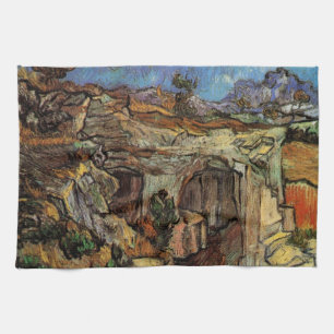 Paño De Cocina Entrada a Quarry, Saint-Remy por Vincent van Gogh