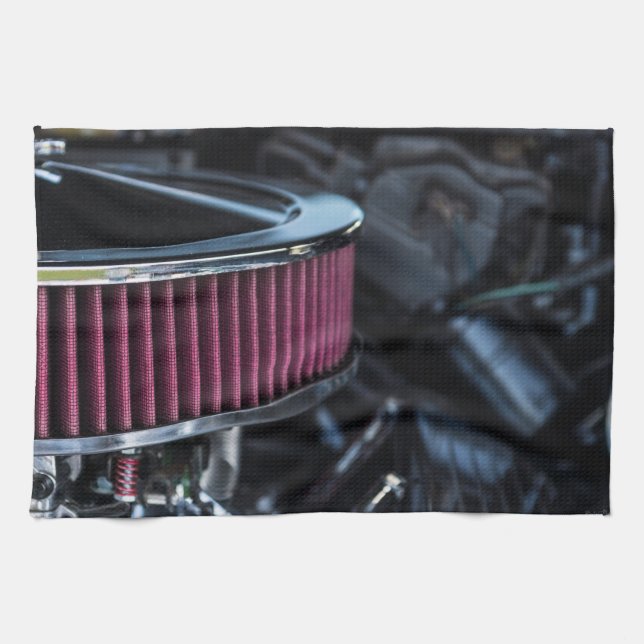 Paño De Cocina Entrada de aire cromada (Horizontal)