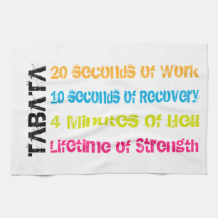 Paño De Cocina Entrenamiento de Tabata