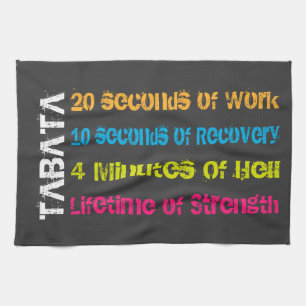 Paño De Cocina Entrenamiento de Tabata