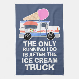 Paño De Cocina Entrenamiento del camión del helado