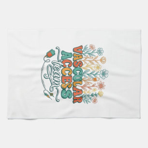 Paño De Cocina Equipo de Acceso Vascular Diseño de Camiseta Médic