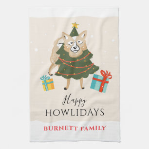 Paño De Cocina Equipo de hornear de la familia Feliz Navidad