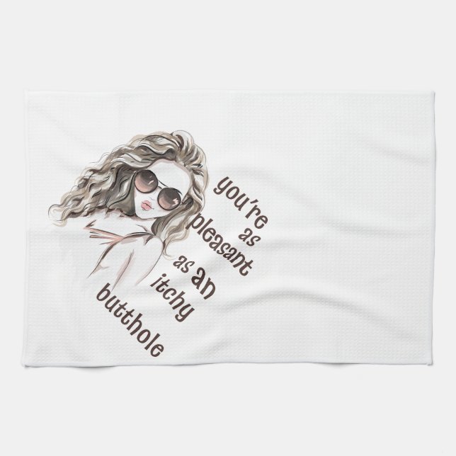 Paño De Cocina Eres agradable (Horizontal)