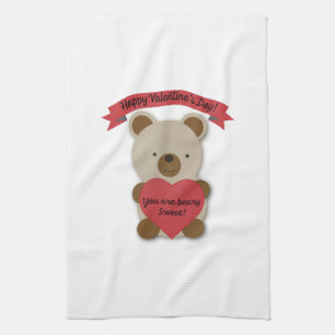 Paño De Cocina Eres Beary Sweet El día de San Valentín Bear