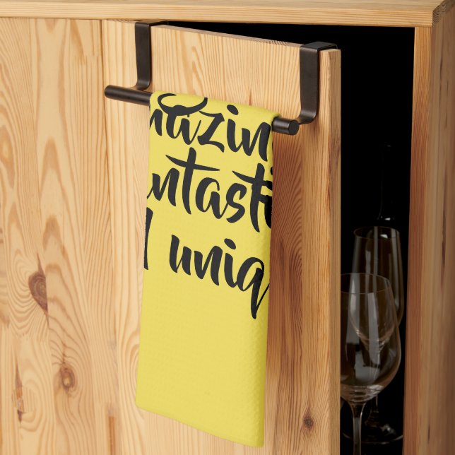 Paño De Cocina ¡Eres magnífico, fantástico y único! (Pliegue de tercios)