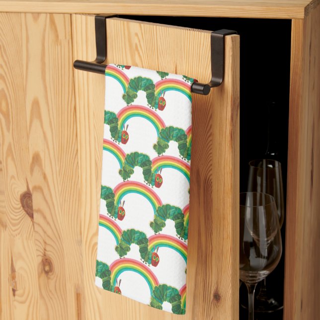Paño De Cocina Eric Carle, El Patrón De La Monumento De Caterpill (Pliegue de tercios)