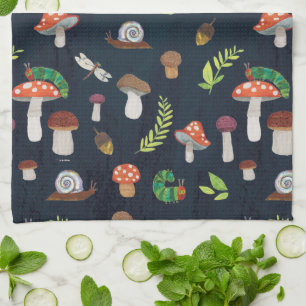 Paño De Cocina Eric Carle   Patrón de fallos y hongos