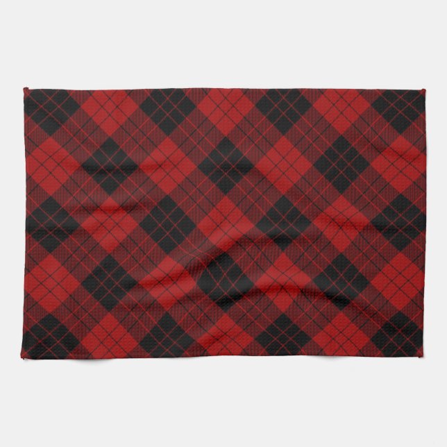 Paño De Cocina Erskine (Paton) Tartan Scottish Plaid Pattern (Horizontal)