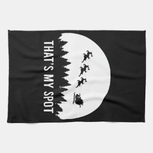 Paño De Cocina Es gracioso que sea mi sesión de Navidad en Sleigh