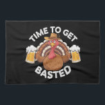 Paño De Cocina Es Hora De Que Se Le Dé Una Graciosa Cerveza Graci<br><div class="desc">Tiempo De Recibir El Gracioso Regalo De La Cerveza Gracias Turquía</div>