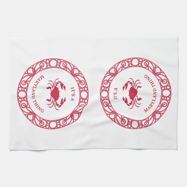 PAÑO DE COCINA ES UNA COSA DE MARYLAND (CRABS) (Horizontal)