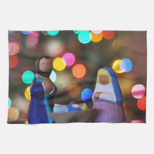 Paño De Cocina Escena de navidades