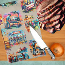 Escenas de Cocina de Cowboy Occidental BBQ 1