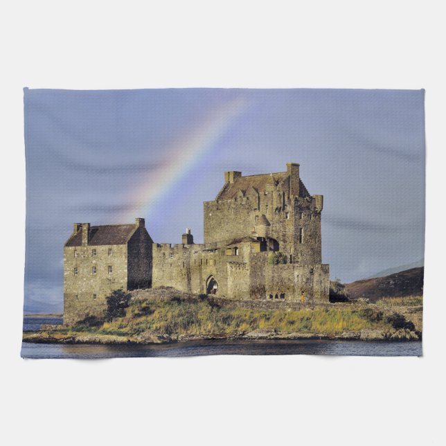 Paño De Cocina Escocia, Highland, Wester Ross, Eilean Donan (Horizontal)